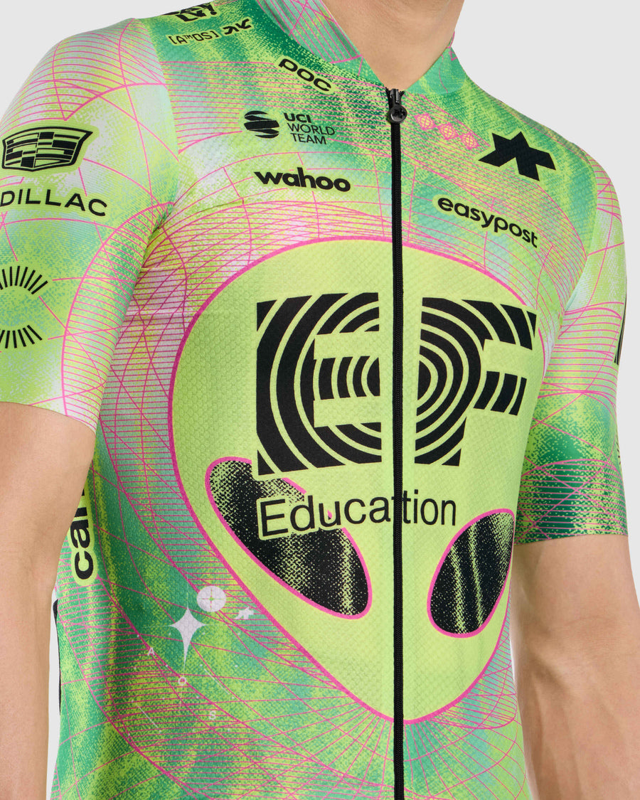 ASSOS MILLE GT EDUCATION FIRST GIRO Jersey Short Sleeve Black/Yellow