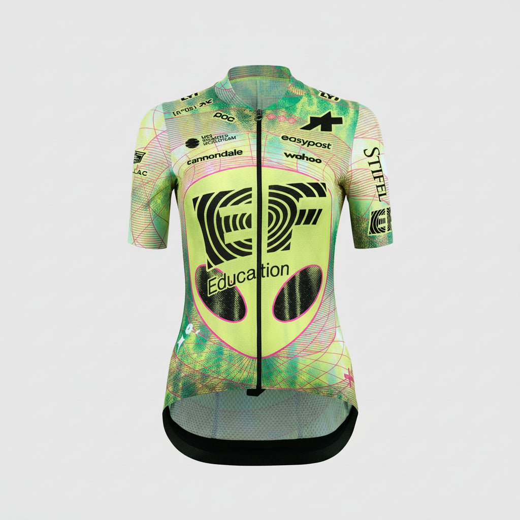 ASSOS UMA GT EDUCATION FIRST GIRO Jersey Short Sleeve Black/Yellow