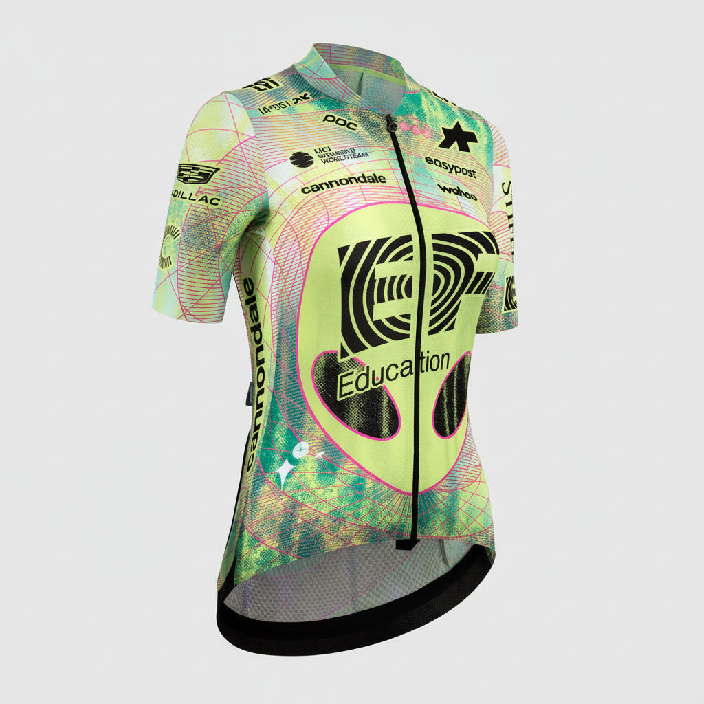 ASSOS UMA GT EDUCATION FIRST GIRO Jersey Short Sleeve Black/Yellow