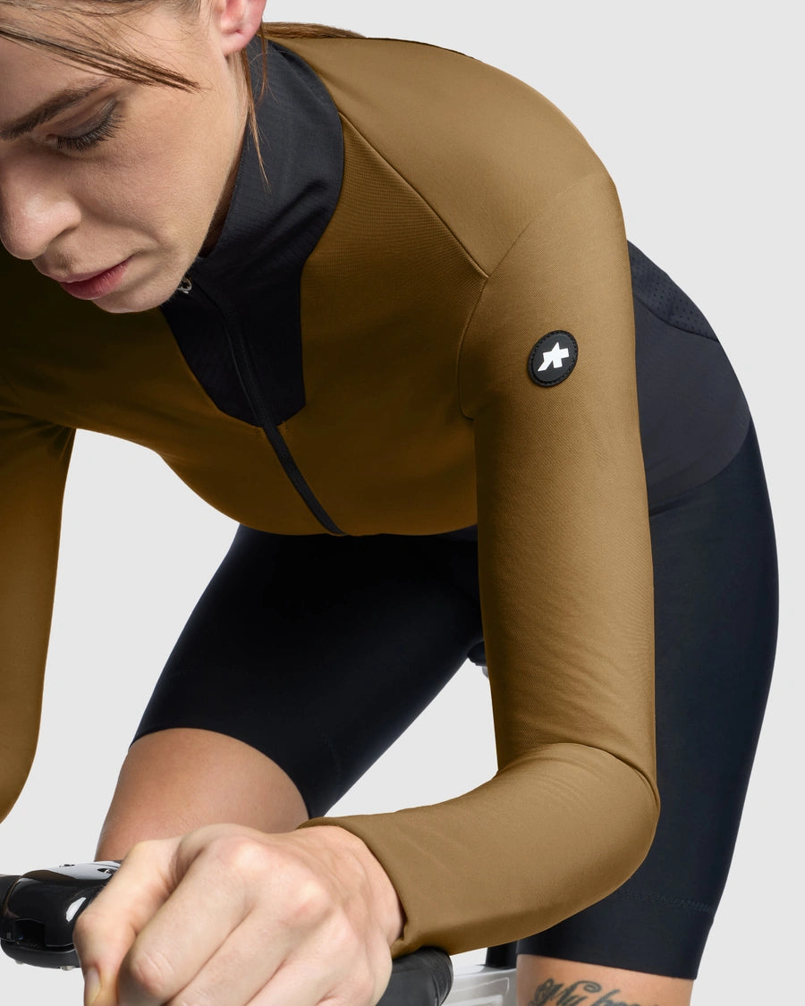 ASSOS DYORA R SPRING FALL S11 Long Sleeve Women's Jersey Jupiter Gold