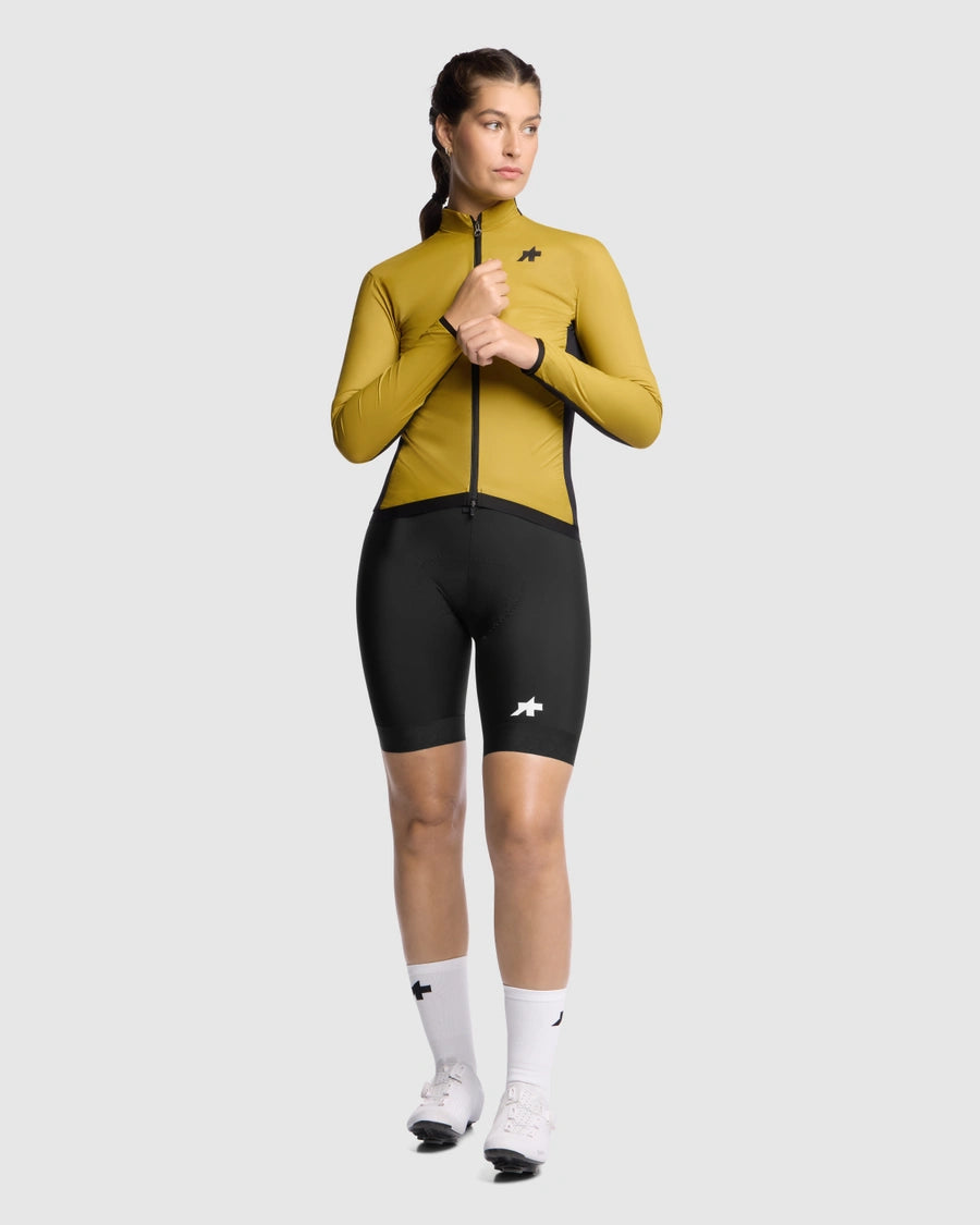 ASSOS UMA GT WIND S11 Women's Golden Yellow Jacket