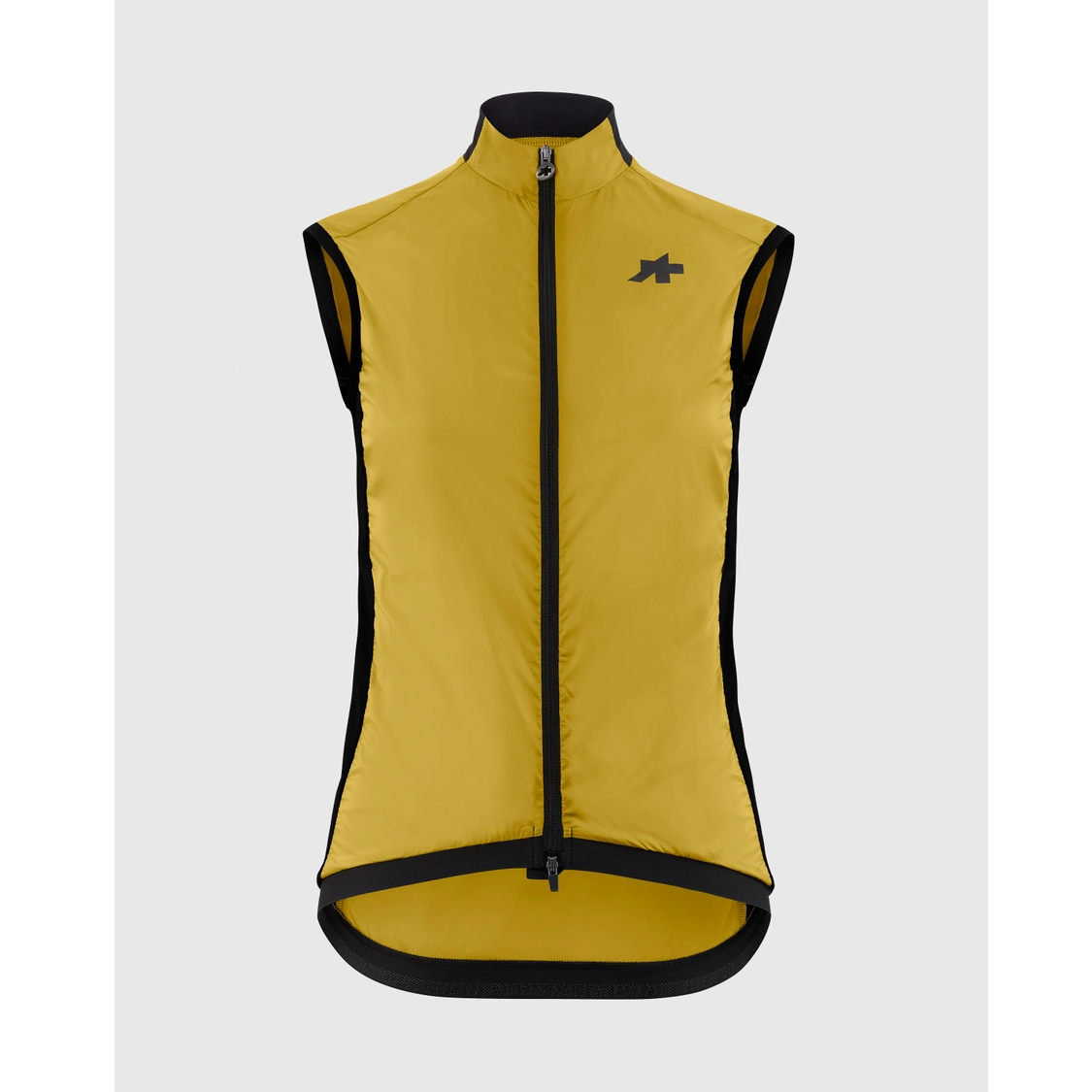 ASSOS UMA GT WIND S11 Women's Golden Yellow Sleeveless Jacket