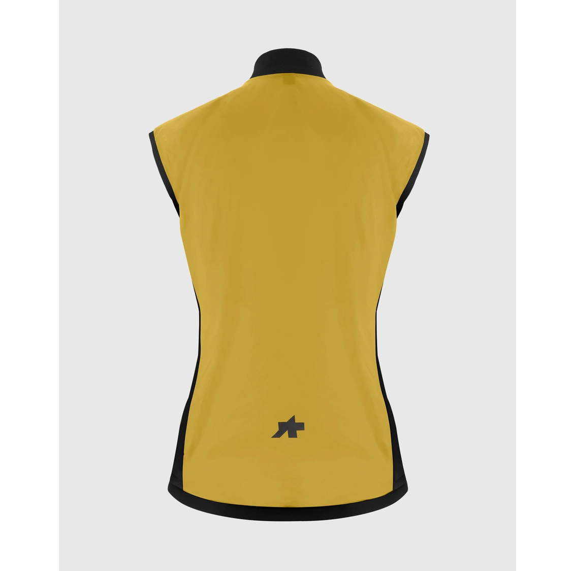 ASSOS UMA GT WIND S11 Women's Golden Yellow Sleeveless Jacket