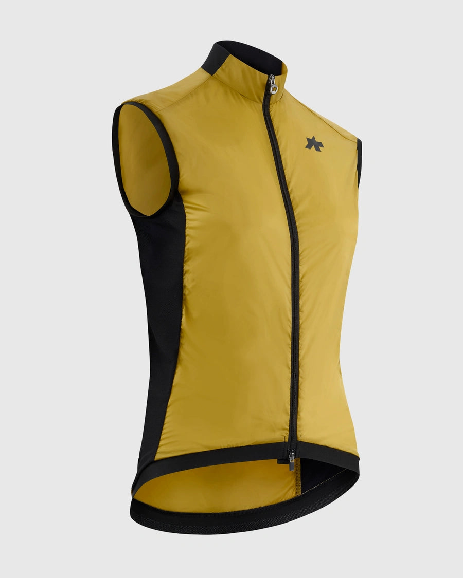 ASSOS UMA GT WIND S11 Women's Golden Yellow Sleeveless Jacket