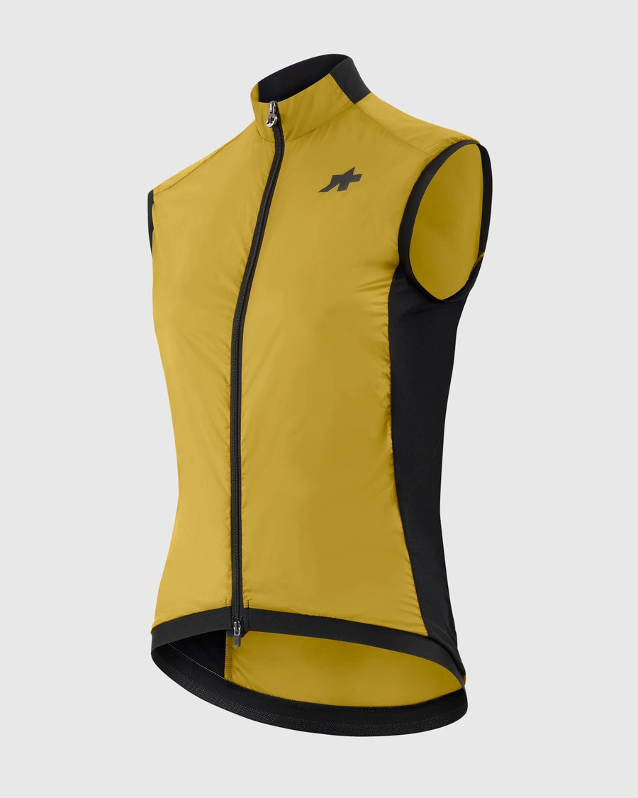 ASSOS UMA GT WIND S11 Women's Golden Yellow Sleeveless Jacket