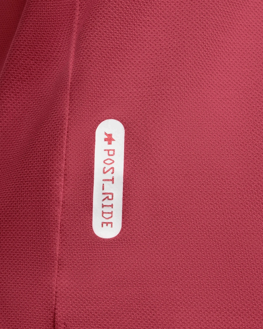 ASSOS TACTICA POST RIDE T5 Short Sleeve Deep Berry Jersey