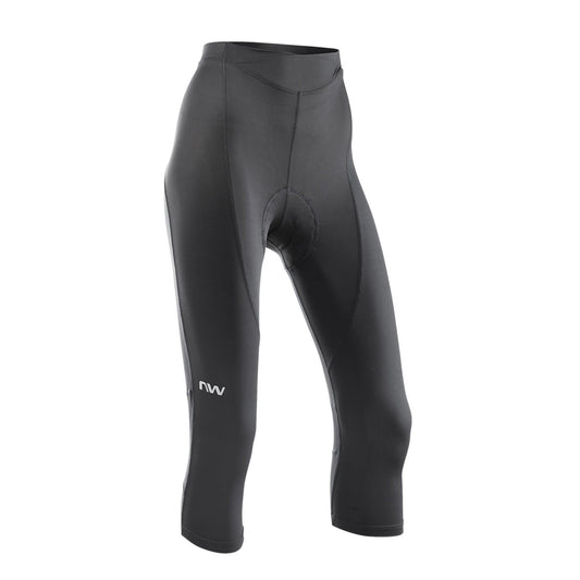 NORTWAVE ACTIVE Women's 3/4 Bibtights Black