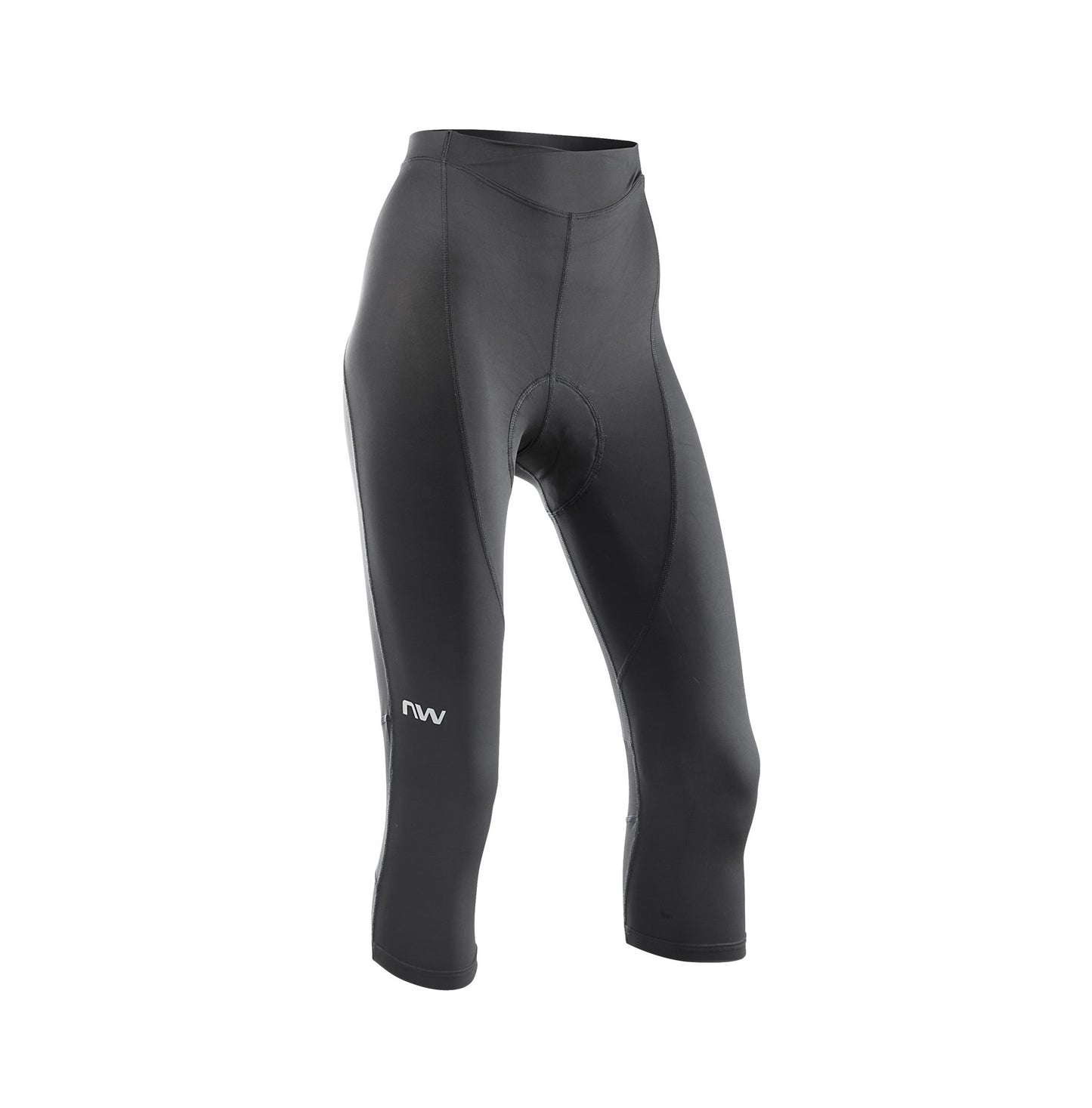 NORTWAVE ACTIVE Women's 3/4 Bibtights Black