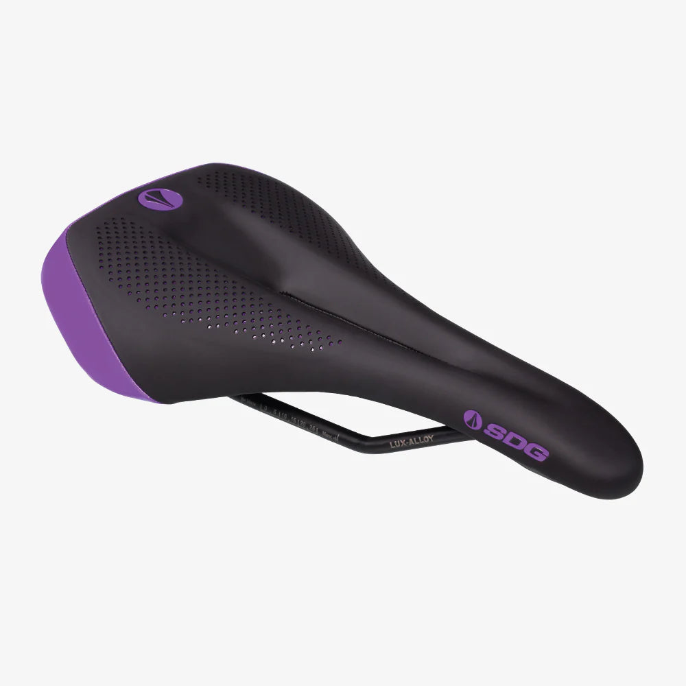 SDG ALLURE V2 Women's Rails Lux-Alloy Black/Purple Saddle