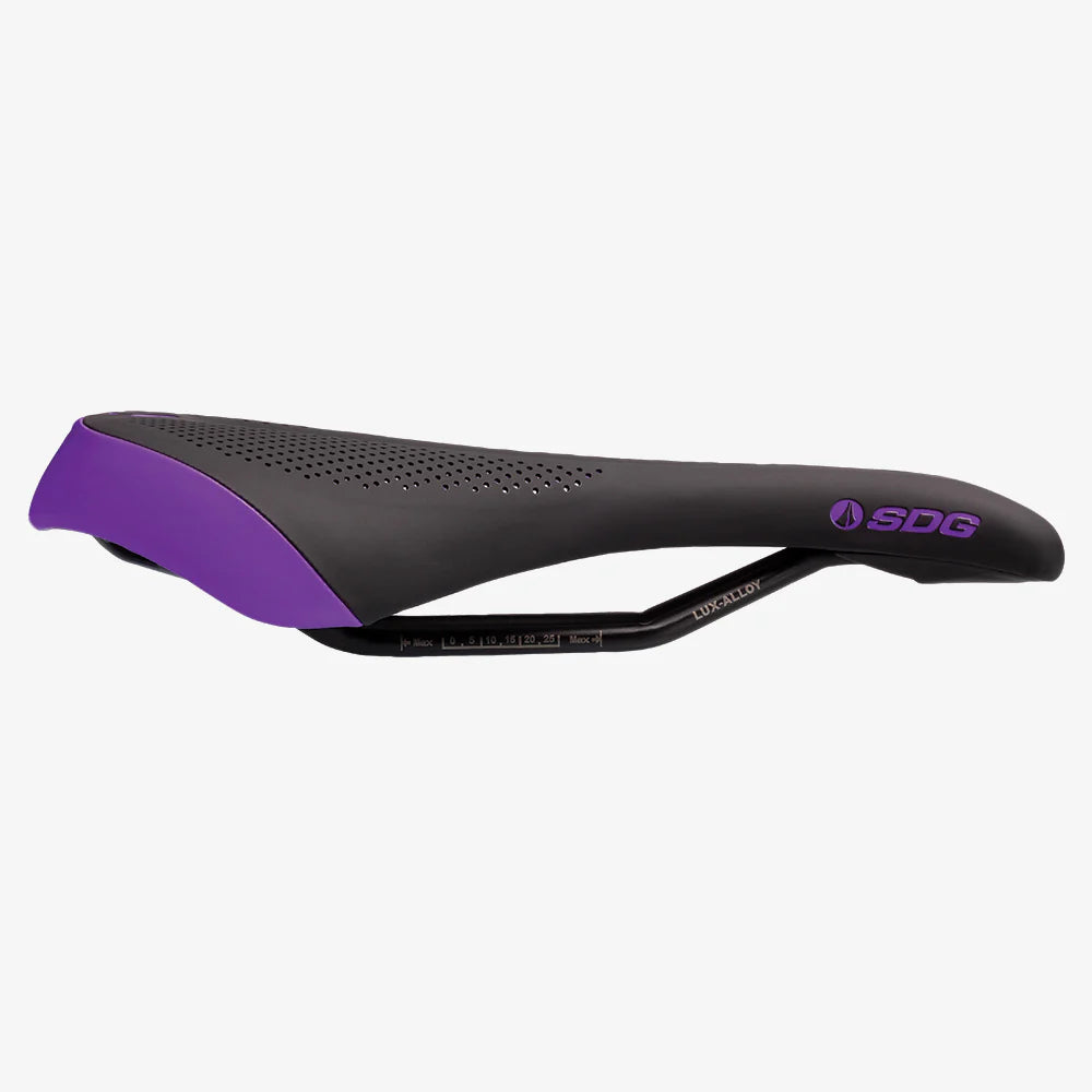 SDG ALLURE V2 Women's Rails Lux-Alloy Black/Purple Saddle