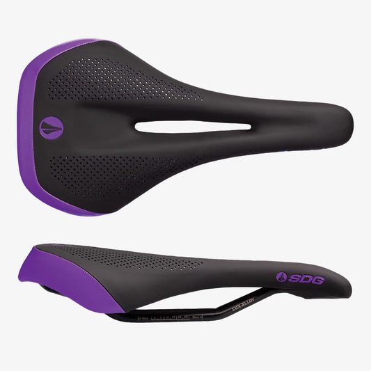 SDG ALLURE V2 Women's Rails Lux-Alloy Black/Purple Saddle