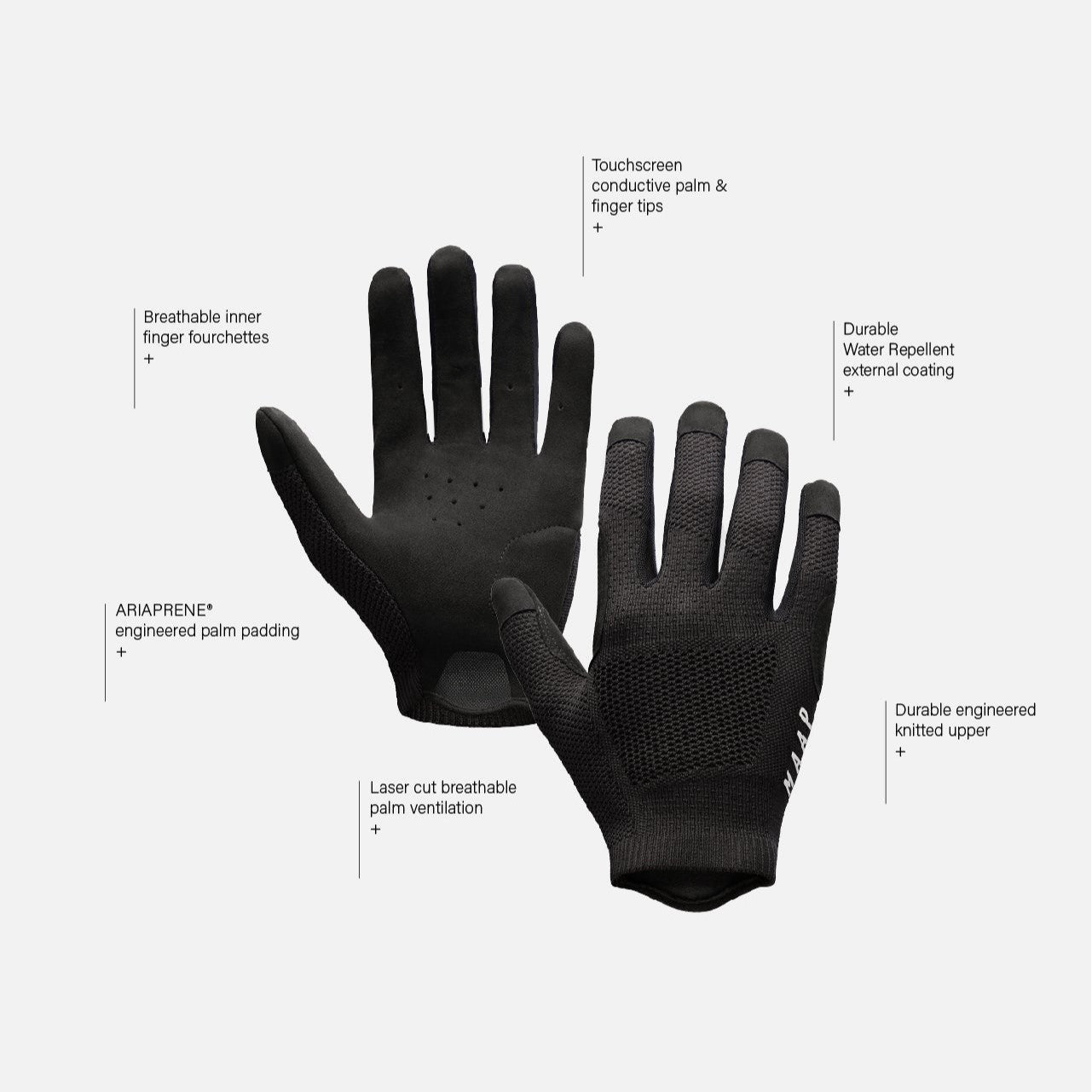 MAAP ALT ROAD Gloves Black