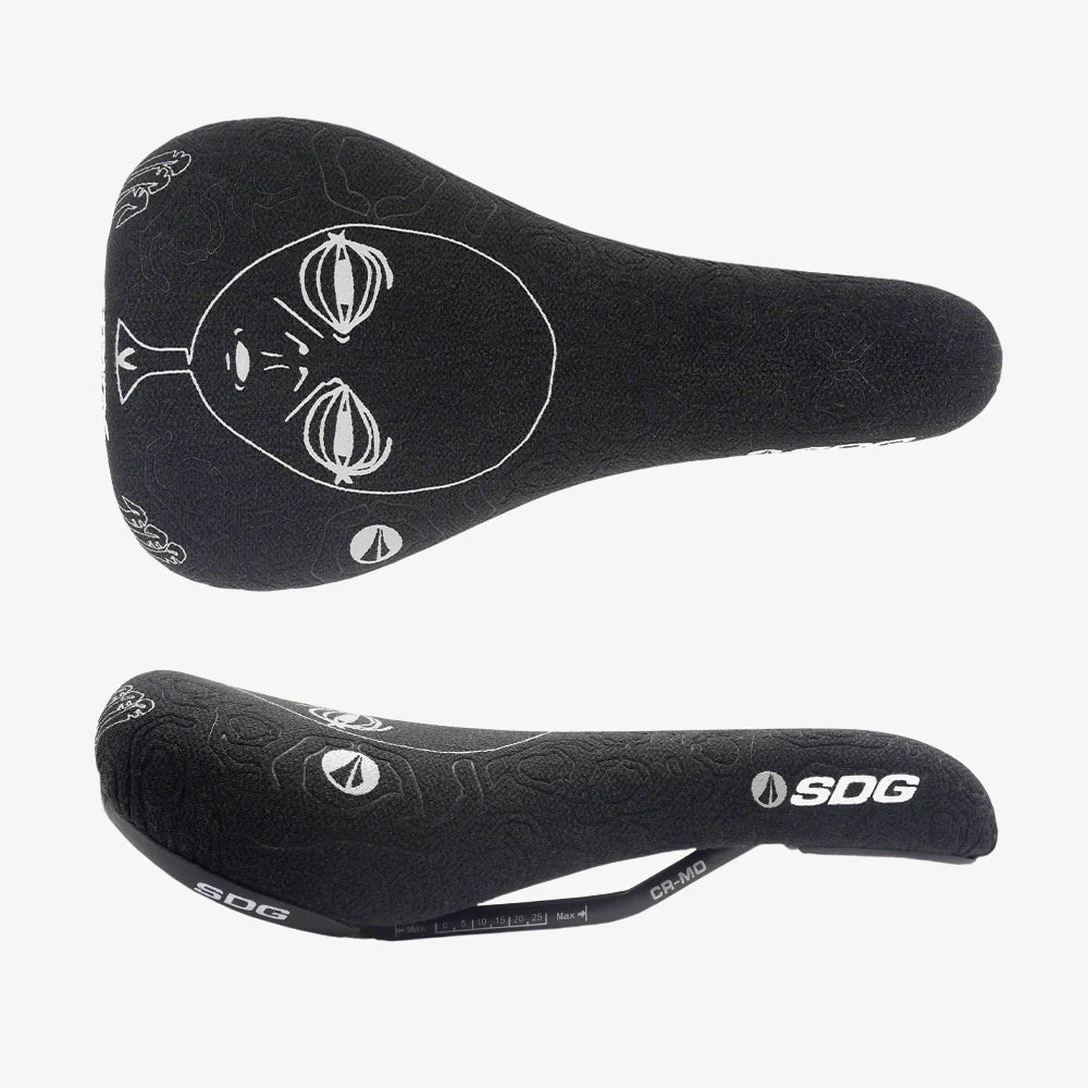 Saddle SDG APOLLO STRATOS Tomas Lemoine Signature Rails Cr-Mo Black