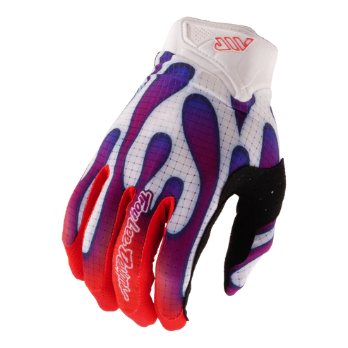 TROY LEE DESIGNS AIR OVERSPRAY Gloves White/Purple