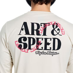 TROY LEE DESIGNS RUCKUS RIDE ART ET SPEED Long Sleeve Pumice Jersey