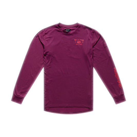 TROY LEE DESIGNS RUCKUS RIDE LOCKDOWN Long Sleeve Jersey Sangria