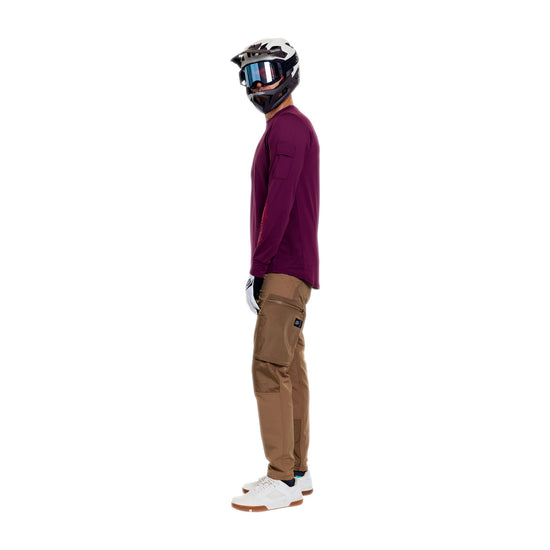 TROY LEE DESIGNS RUCKUS RIDE LOCKDOWN Long Sleeve Jersey Sangria