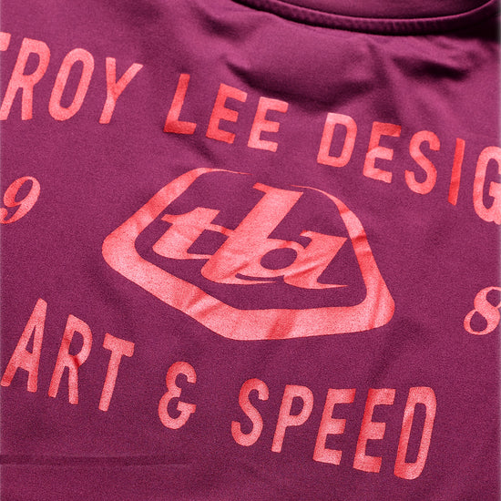 TROY LEE DESIGNS RUCKUS RIDE LOCKDOWN Long Sleeve Jersey Sangria