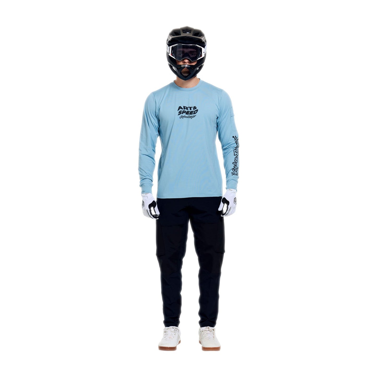 TROY LEE DESIGNS RUCKUS RIDE WAVES Jersey Long Sleeve Blue
