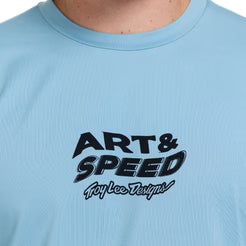 TROY LEE DESIGNS RUCKUS RIDE WAVES Jersey Long Sleeve Blue