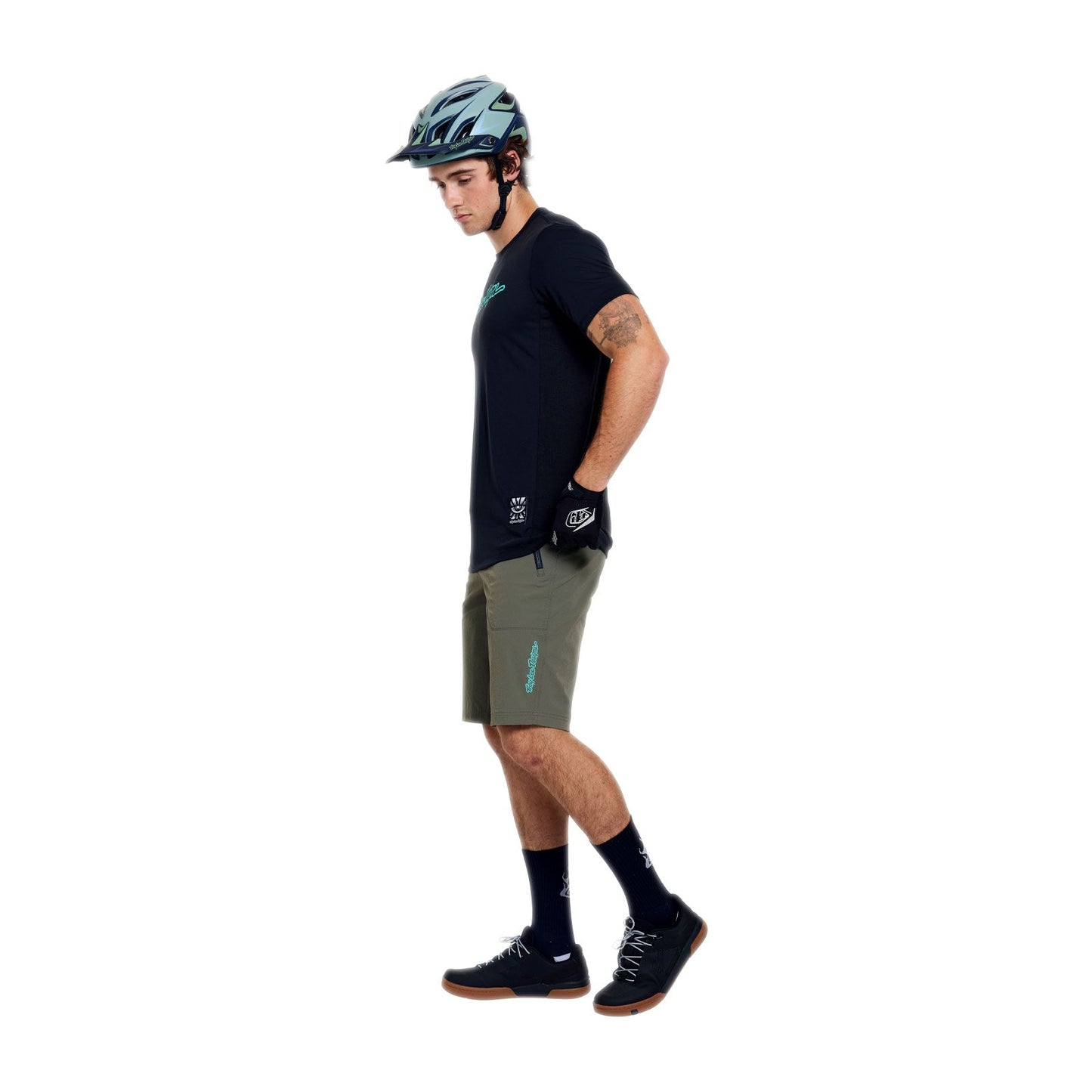 TROY LEE DESIGNS SKYLINE TRAIL Short with Liner Mono Khaki