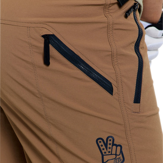 TROY LEE DESIGNS SKYLINE TRAIL Short with Liner Mono Beige