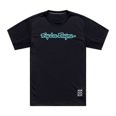 TROY LEE DESIGNSSKYLINE RIDE SIGNATURE Jersey Short Sleeve Black/Green