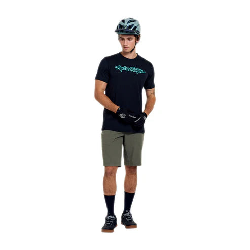 TROY LEE DESIGNSSKYLINE RIDE SIGNATURE Jersey Short Sleeve Black/Green