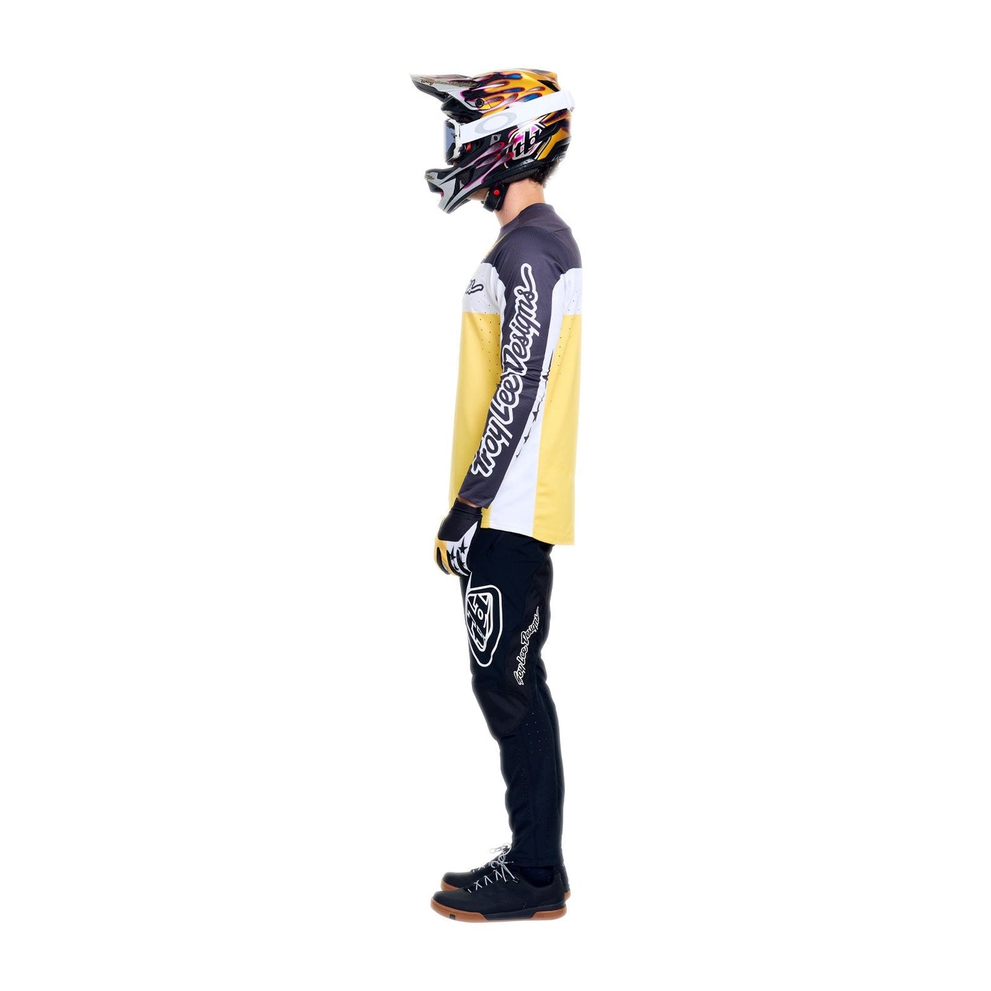 TROY LEE DESIGNS SPRINT PRO YO MOTO Long Sleeve Jersey Black/Yellow