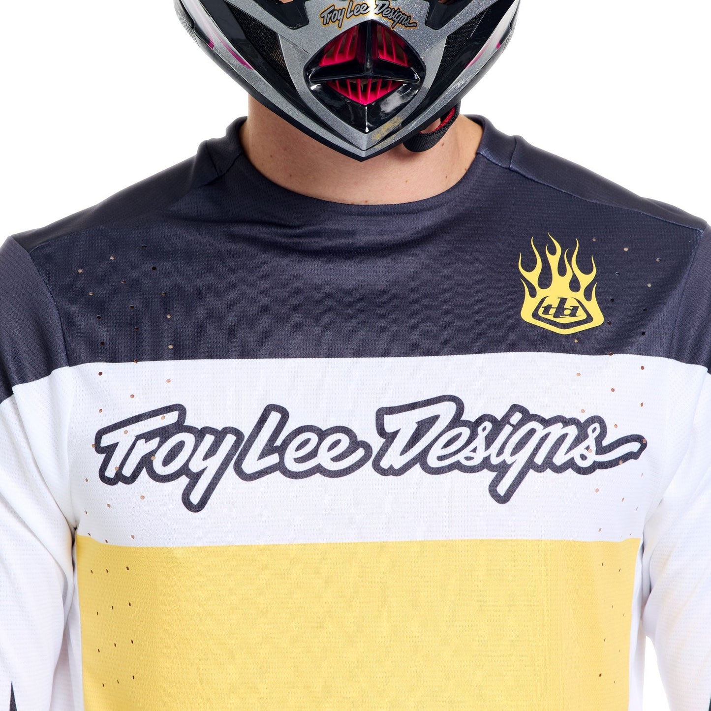 TROY LEE DESIGNS SPRINT PRO YO MOTO Long Sleeve Jersey Black/Yellow