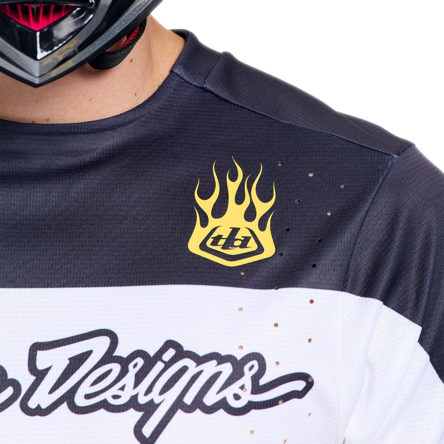 TROY LEE DESIGNS SPRINT PRO YO MOTO Long Sleeve Jersey Black/Yellow