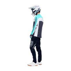 TROY LEE DESIGNS SPRINT PRO YO MOTO Long Sleeve Jersey Black/Blue