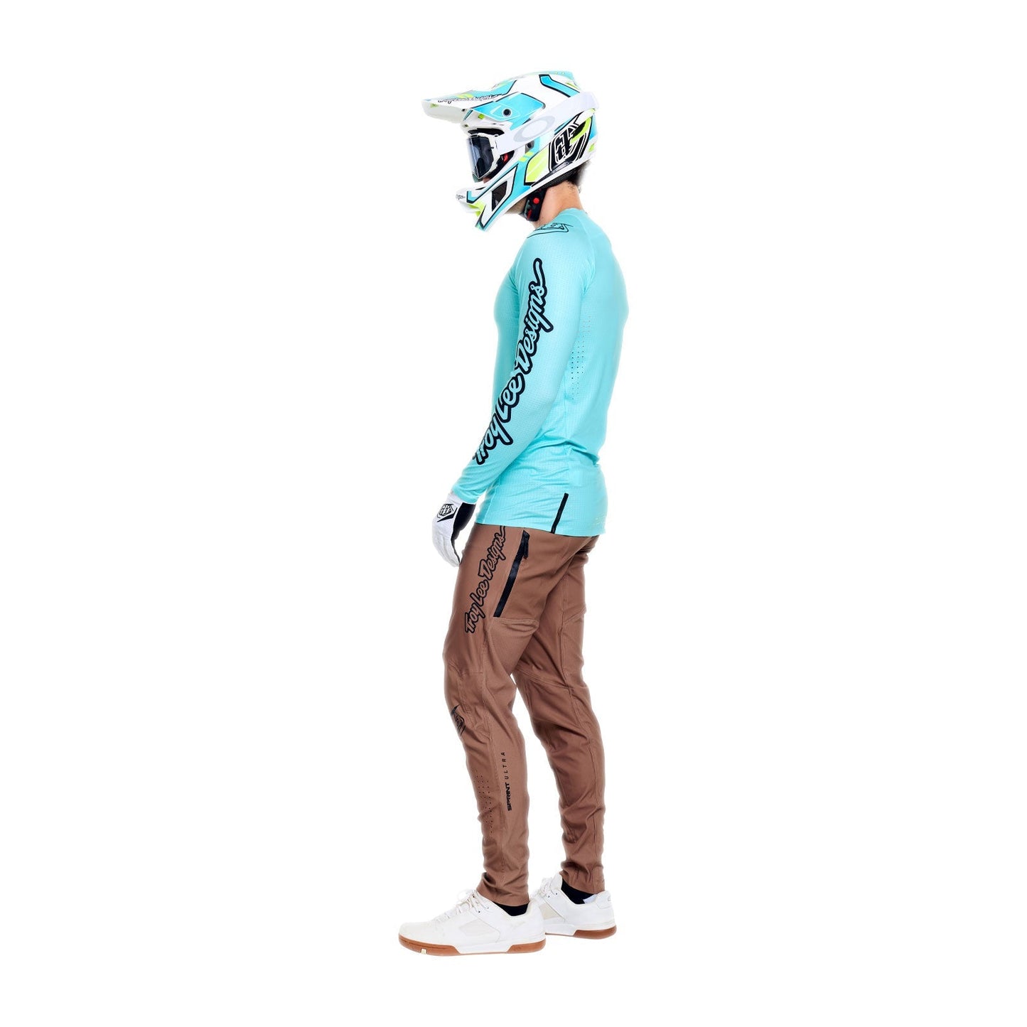 TROY LEE DESIGNS SPRINT ULTRA MONO Long Sleeve Turquoise Jersey