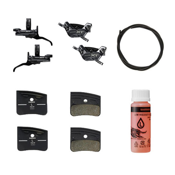SHIMANO XT M8220 Enduro 4-Piston Brake Pair