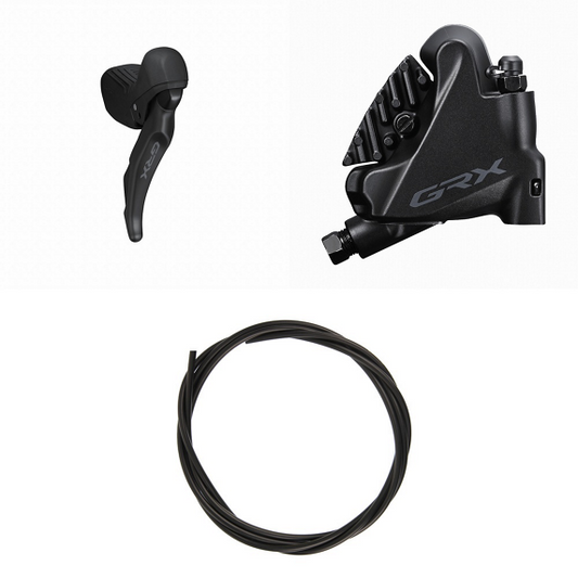 Right Lever and Rear Caliper SHIMANO GRX ST-RX610 + BR-RX400 Flat Mount 12-speed