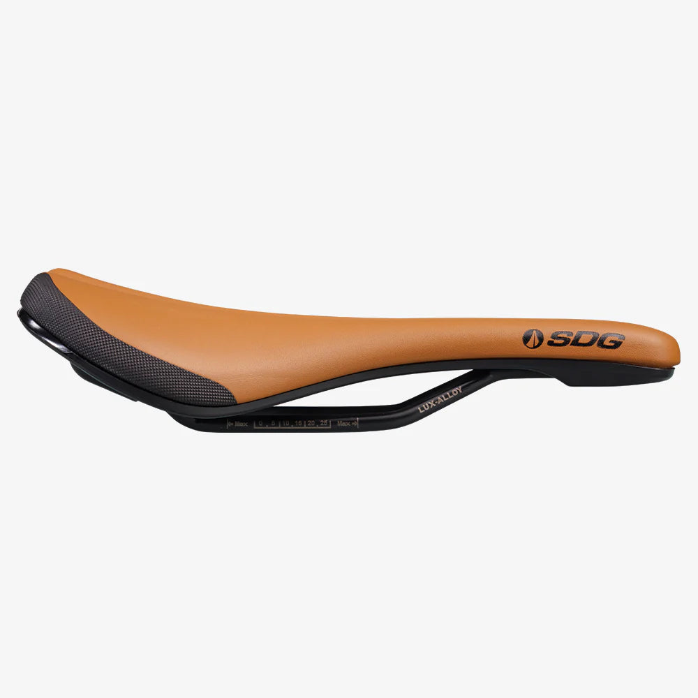 Saddle SDG BEL-AIR V3 Rails Lux Alloy Brown/Black