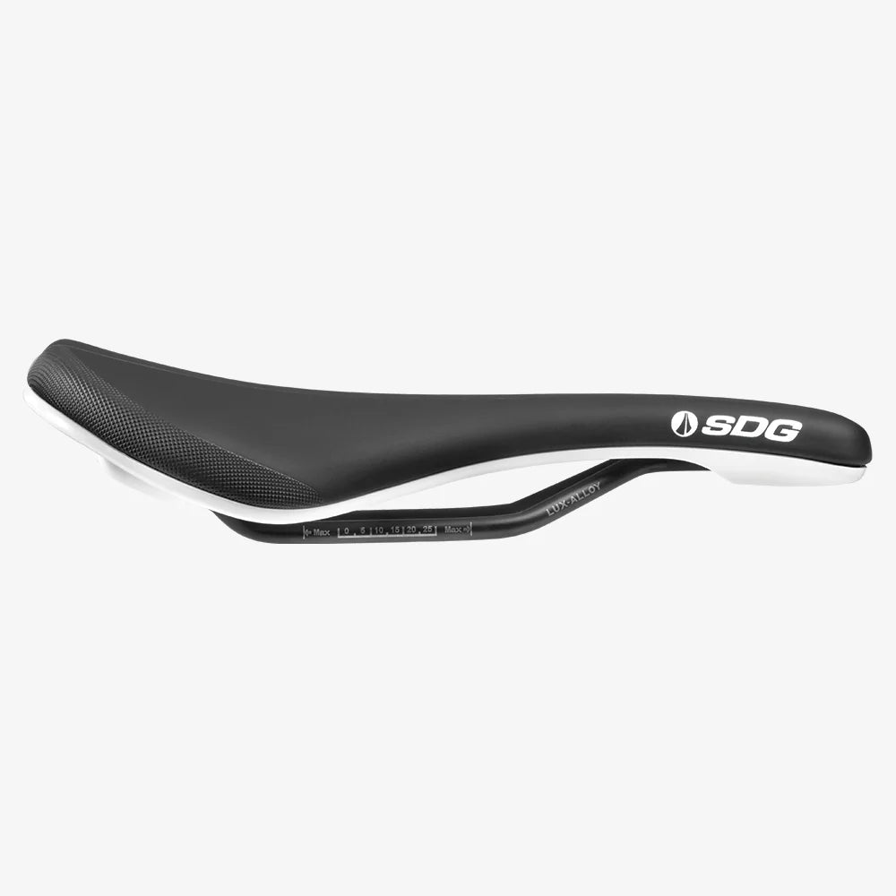 SDG BEL-AIR V3 Rails Lux Alloy Saddle Black/White