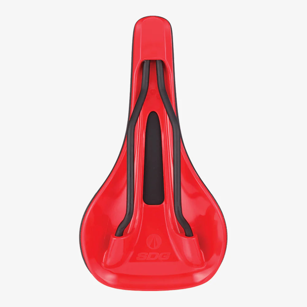 Saddle SDG BEL-AIR V3 MAX Rails Lux-Alloy Black/Red