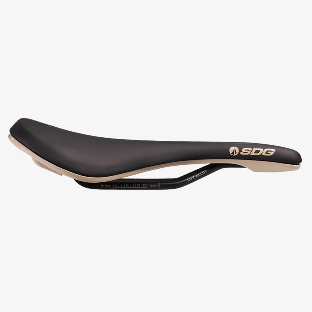 Saddle SDG BEL-AIR V3 OVERLAND Rails Lux-Alloy Black/Beige