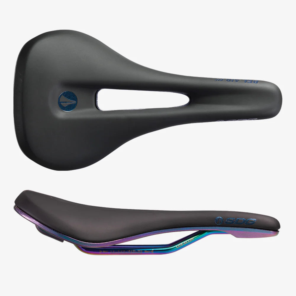 Saddle SDG BEL-AIR V3 OVERLAND Rails Lux-Alloy Black/Oil Slick