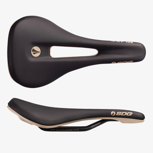 SDG BEL-AIR V3 OVERLAND Saddle - Lux-Alloy Black/Beige