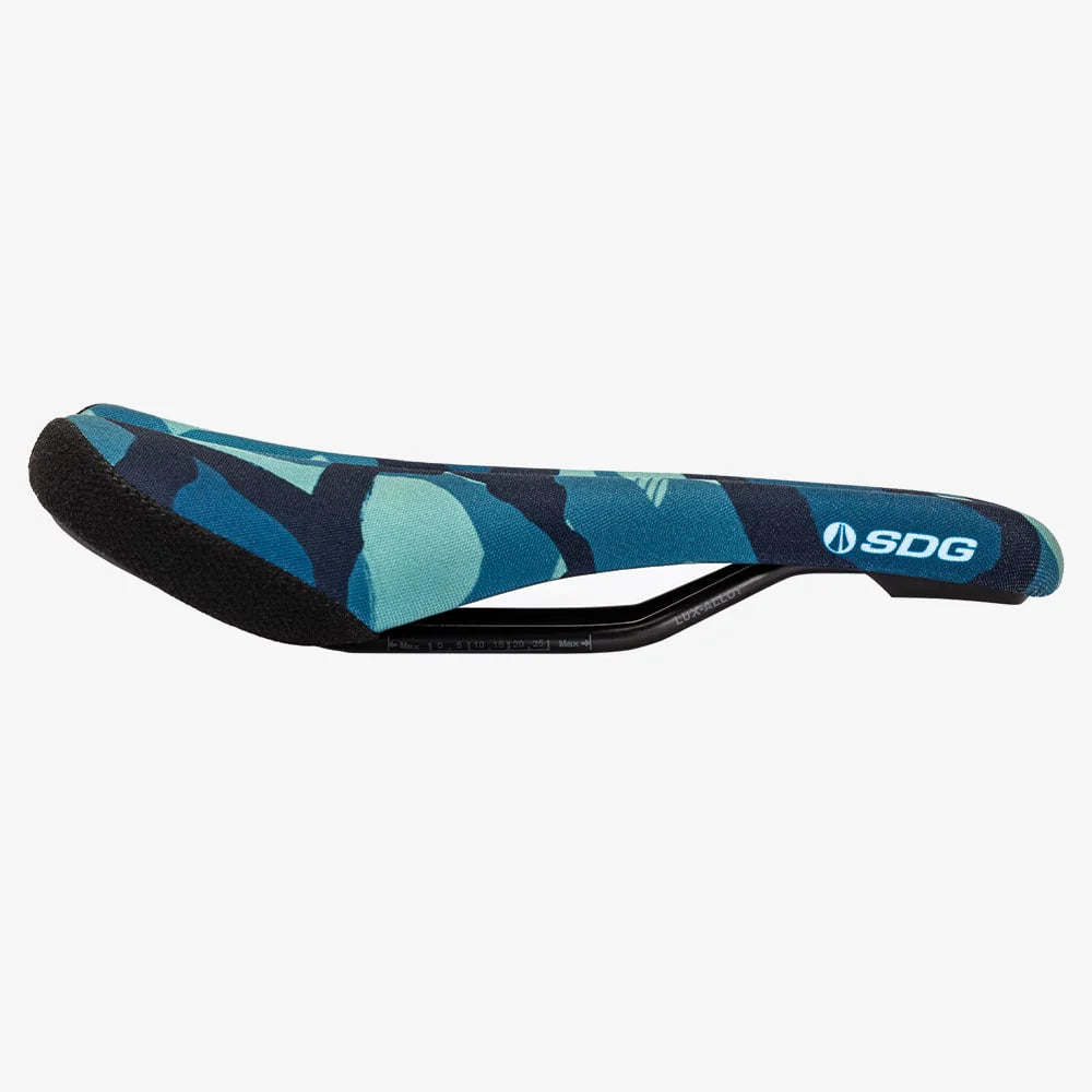 Saddle SDG BEL-AIR V3 TERRA FIRMA Rails Lux Alloy Camo Blue