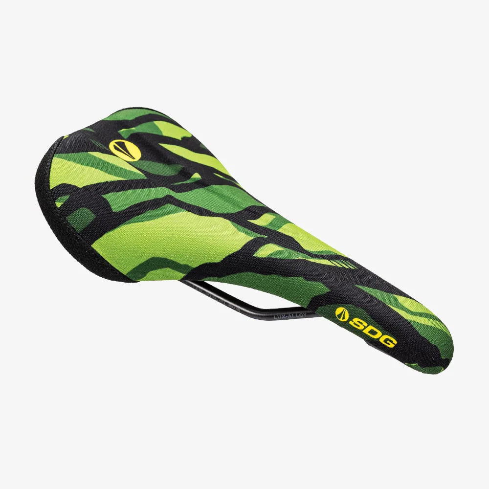 Saddle SDG BEL-AIR V3 TERRA FIRMA Rails Lux Alloy Camo Green