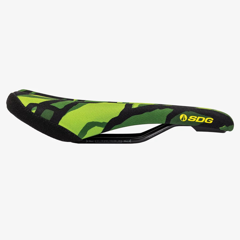 Saddle SDG BEL-AIR V3 TERRA FIRMA Rails Lux Alloy Camo Green