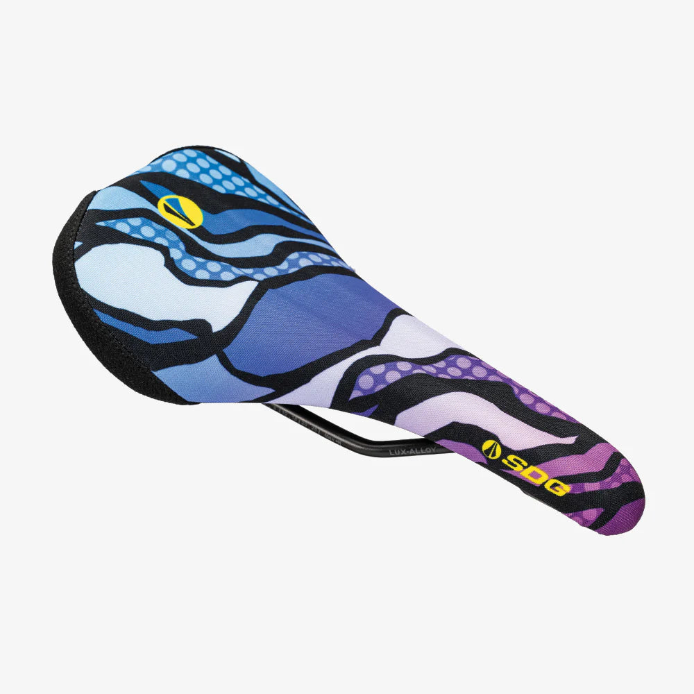 Saddle SDG BEL-AIR V3 TERRA FIRMA Rails Lux Alloy Camo Violet