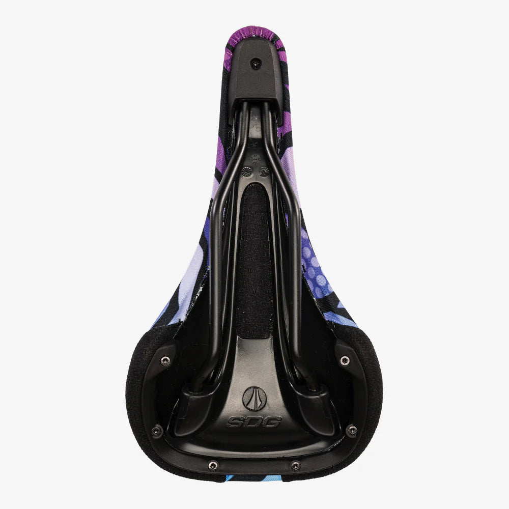 Saddle SDG BEL-AIR V3 TERRA FIRMA Rails Lux Alloy Camo Violet