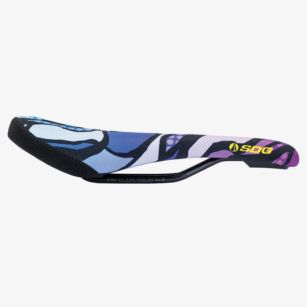 Saddle SDG BEL-AIR V3 TERRA FIRMA Rails Lux Alloy Camo Violet