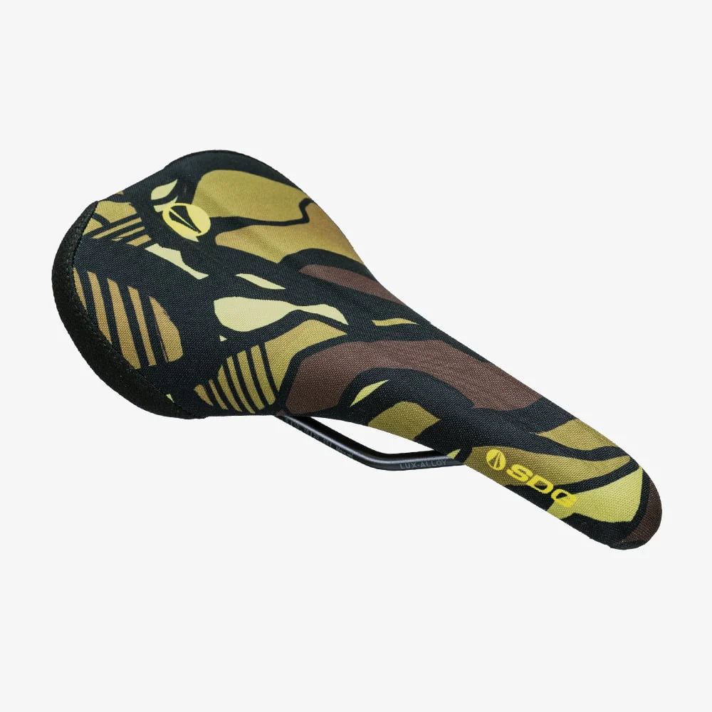 Saddle SDG BEL-AIR V3 TERRA FIRMA Rails Lux Alloy Camo Yellow