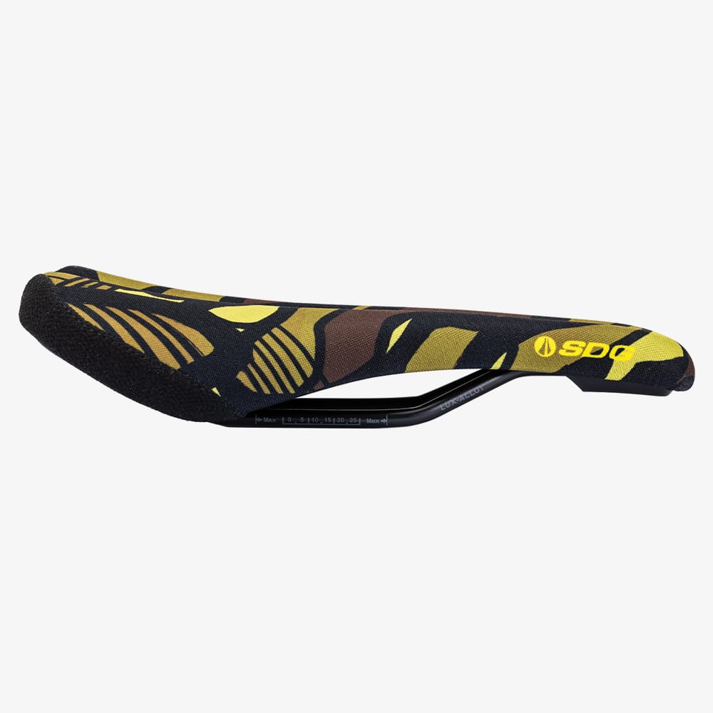 Saddle SDG BEL-AIR V3 TERRA FIRMA Rails Lux Alloy Camo Yellow