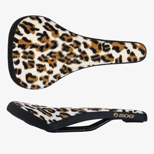 SDG BEL-AIR V3 Animal Throwback Rails Lux Alloy Leopard Saddle